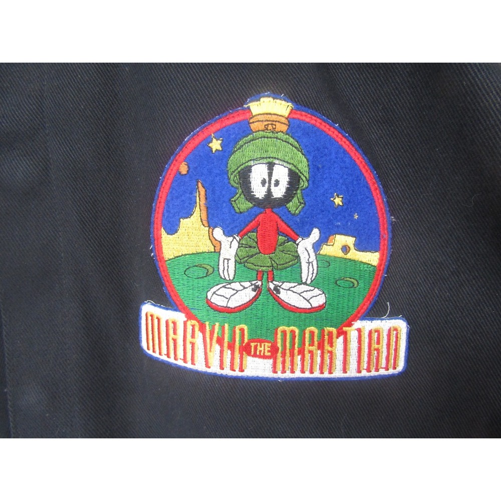 Marvin the Martian Varsity Jacket Sz. L Retro Looney Tunes Streetwear Hip Hop - Picture 4 of 16